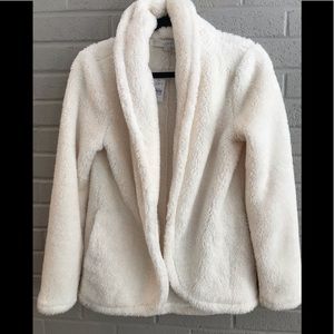 Loft cream fleece jacket